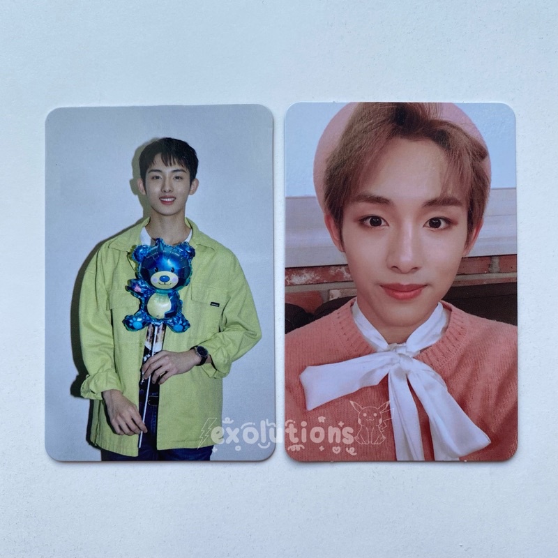NCT WAYV WINWIN FANSIGN OWHAT PHOTOCARD PC [BACA DESC] PEGANG BALON OWHAT FANSIGN 3 LUCAS XIAOJUN