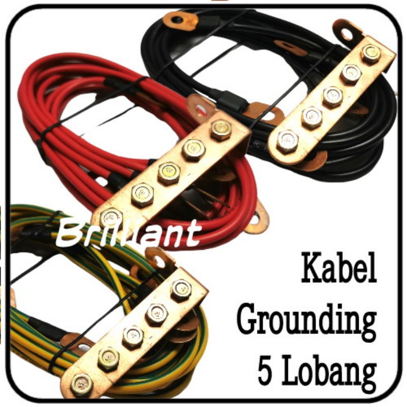 Kabel Grounding RX for Mobil - Tembaga dan Sekun Tembaga