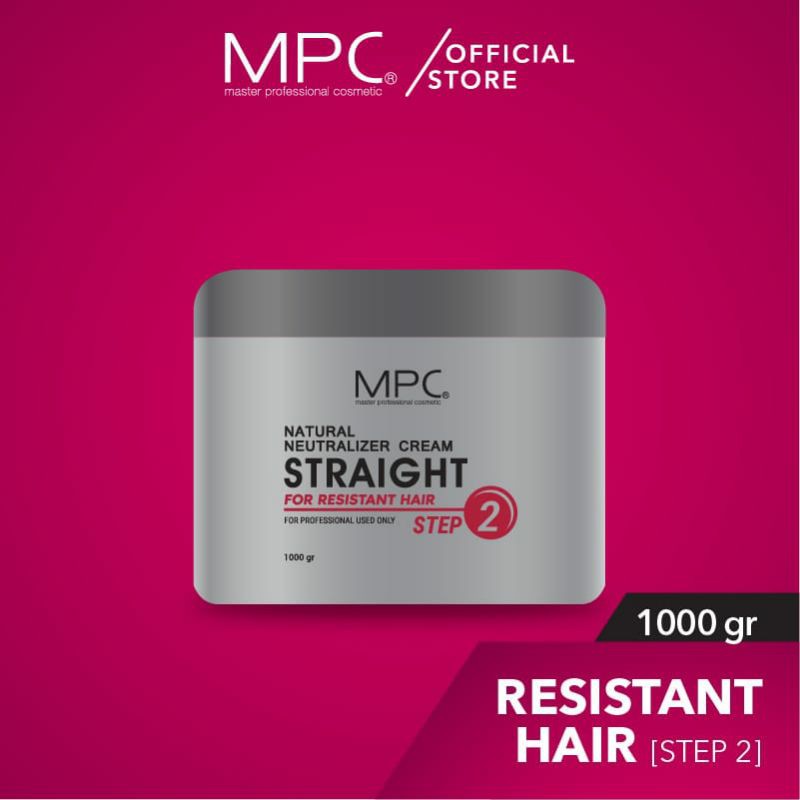 MPC STEP 2 (1000GR / 1KG) RESISTANT/NORMAL Neutralizer Cream Straight Krim Pelurus Rambut