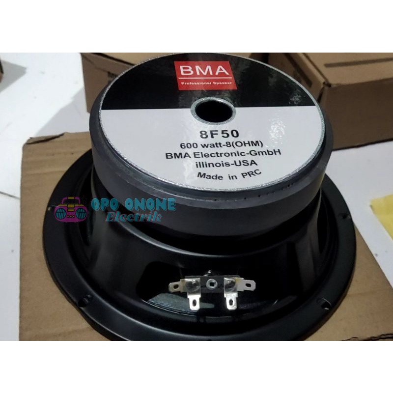speaker bma 8f50 8 inch spec balap /baca deskripsi