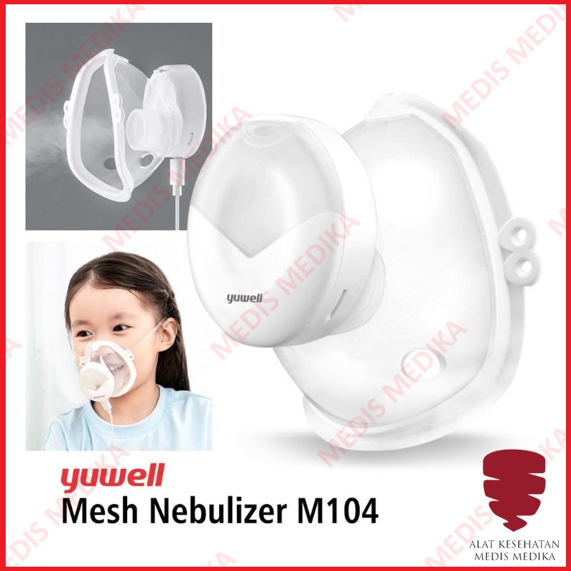 Nebulizer Portabel Mini M104 Peralatan Alat Bantu Napas Nafas Pernafasan Nebul Yuwell