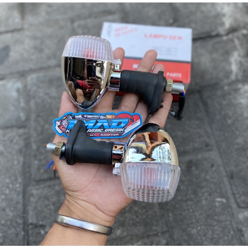 Lampu sein riting ninja rr kw super