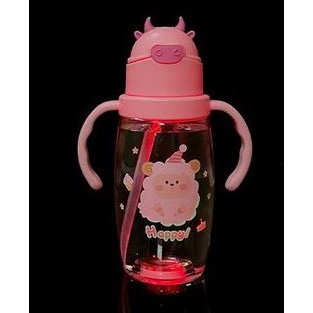 BOTOL MINUM LED ANAK / BOTOL MINUM LIGHTING MOTIF SAPI / BOTOL MINUM 2IN1 / BOTOL MINUM ANAK GAGANG DAN TALI / BOTOL MINUM LAMPU