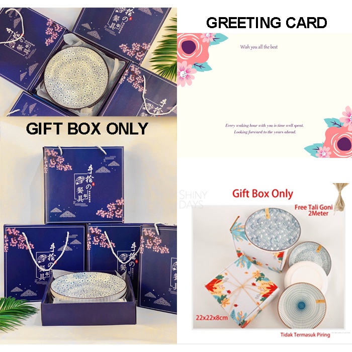 GREETING CARD - KARTU UCAPAN - BLANK CARD UKURAN A6 GIFT BOX