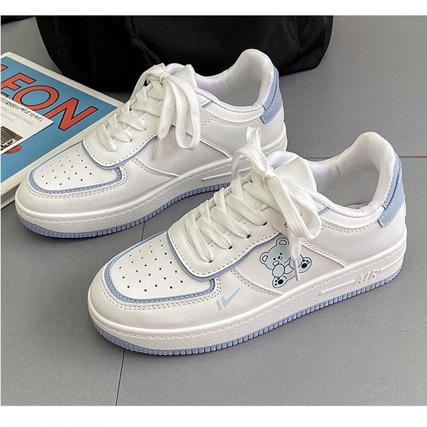 TBIG [COD] Sepatu Sekolah Sneakers Import Shoes AIRBEAR Fashion Wanita Sepatu Korea Style Sekolah Kuliah