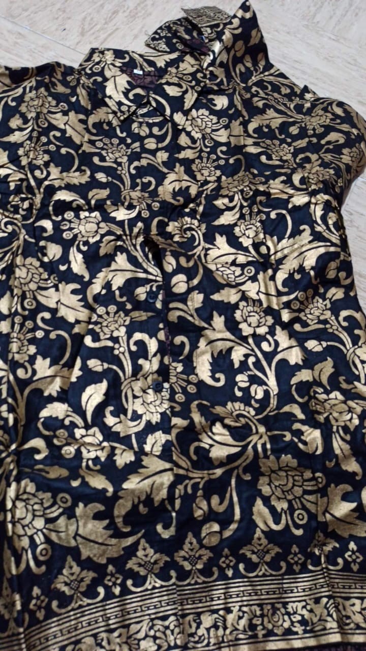 Couple Batik Keluarga || Setelan Couple Batik Ayah Ibu Anak Cewek Cowok || Couple Batik Family Gamis