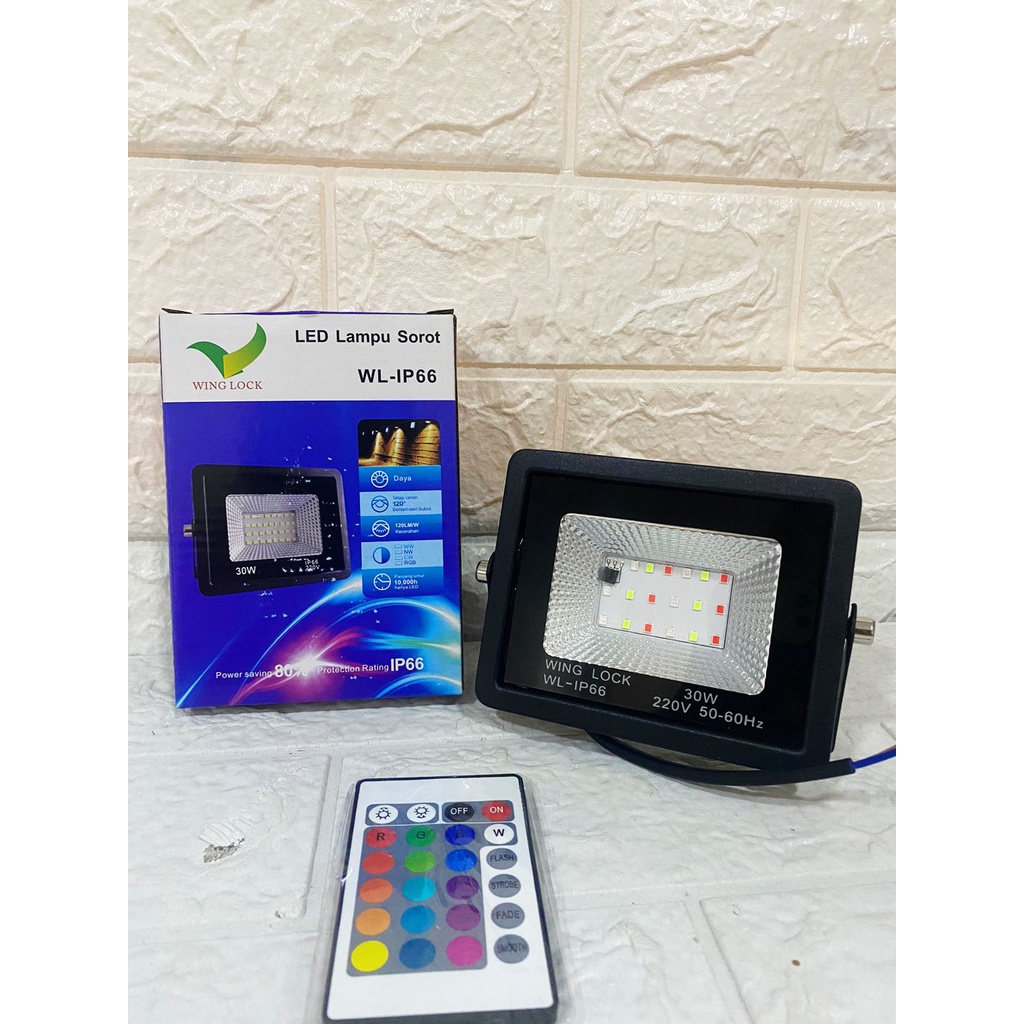 Wing Lock LED Lampu Sorot WL-IP66 30 Watt
