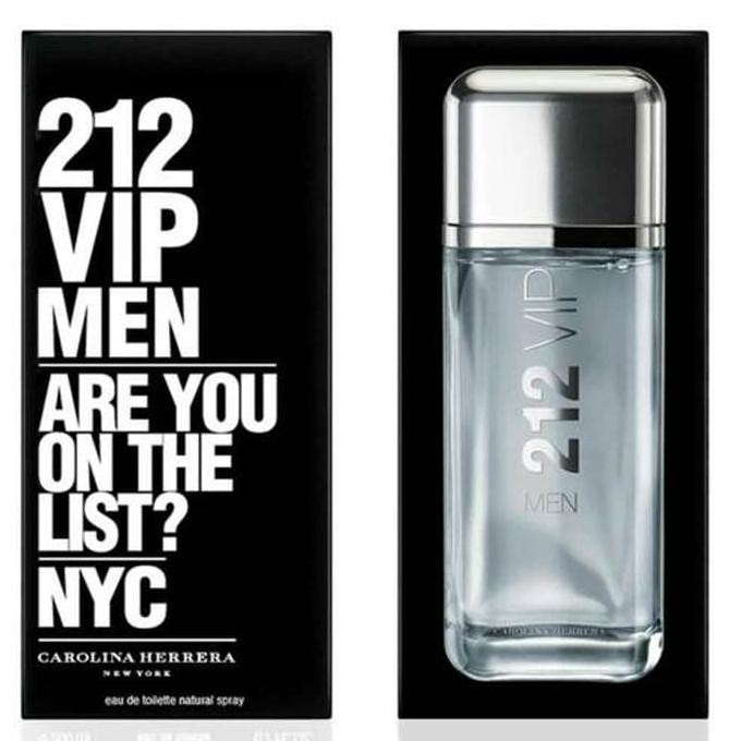 New Parfum Ori Eropa 200 Ml Nonbox 212 Ch Vip Men