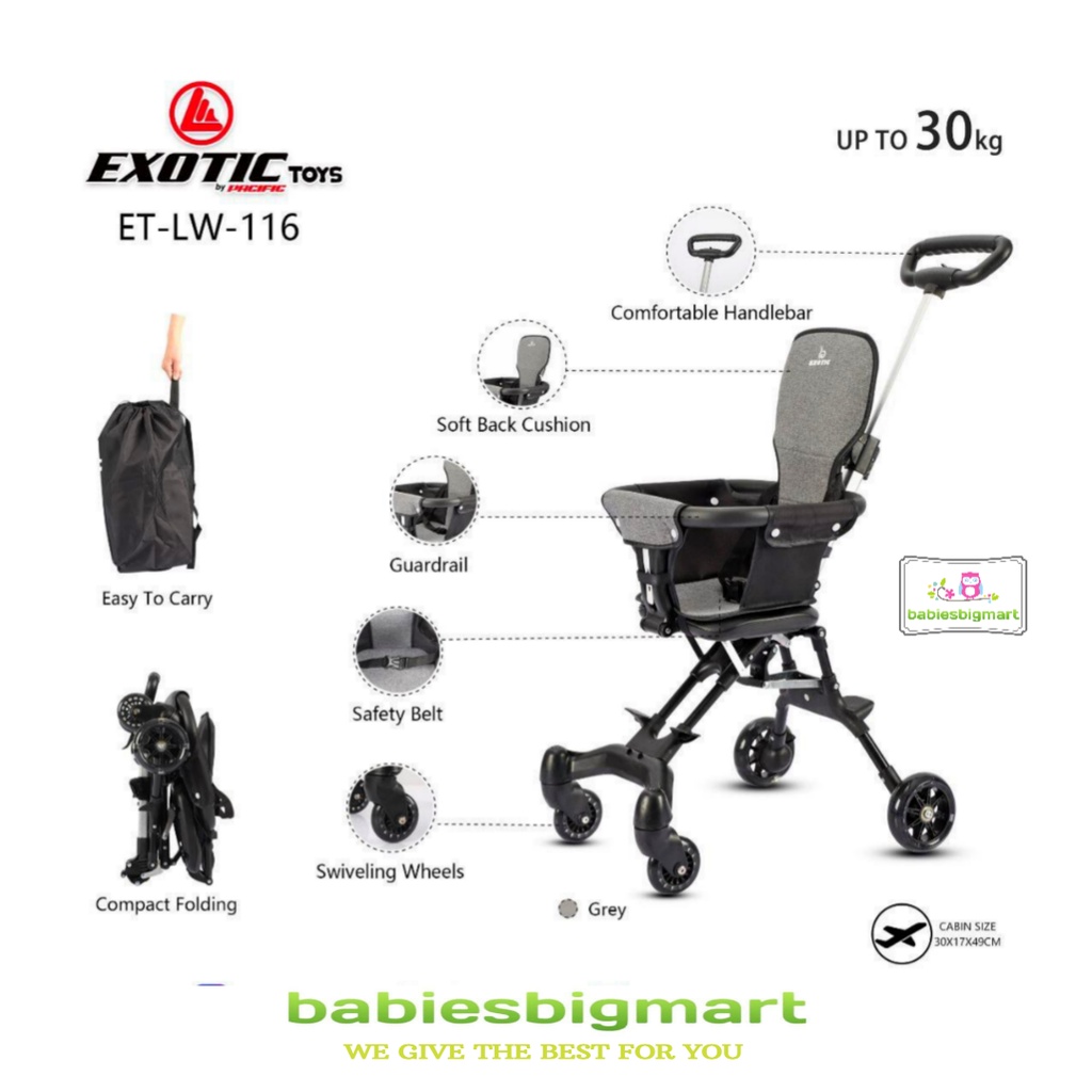 MAGIC STROLLER EXOTIC LW 003 LW 112 LW 116 LW 129 CABIN SIZE, LW 211 KERETA DORONG STROLER PRAKTIS MURAH