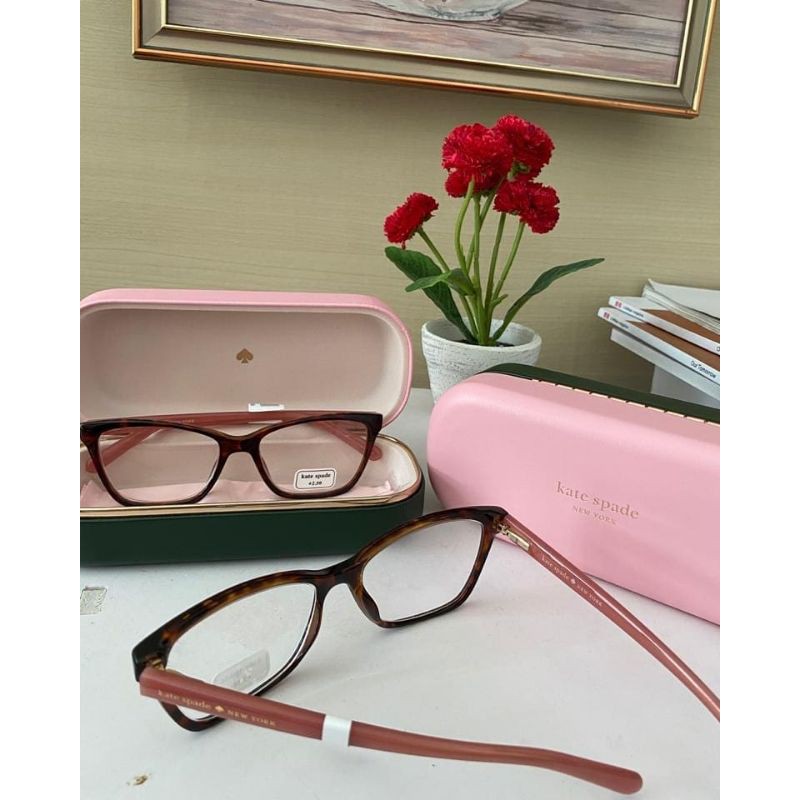 KATE SPADE PAVA KACAMATA BACA BLACK FRAME (with Hard Case)