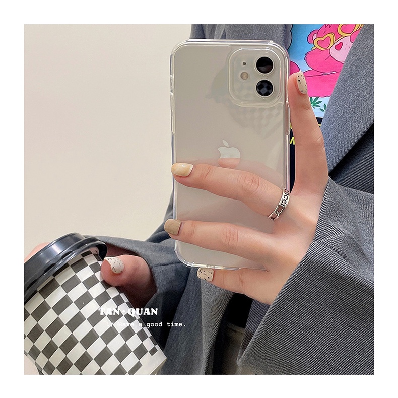 POP SOCKET 1pc Stand Holder Handphone / Tablet Bentuk Beruang Warna Laser Transparan