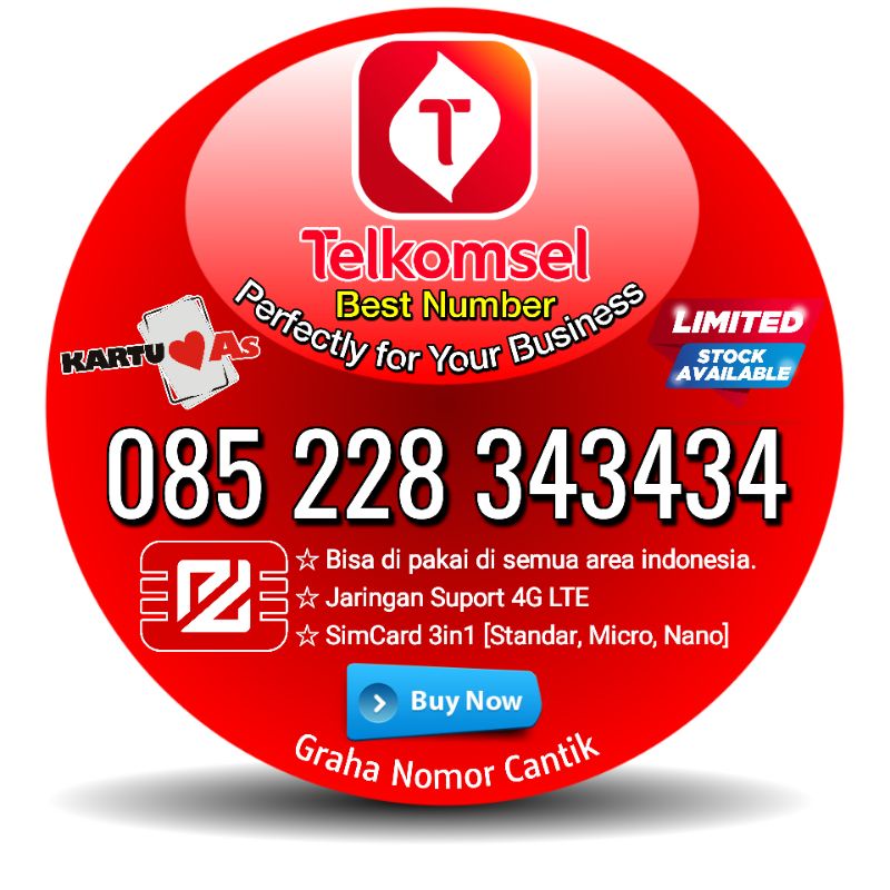 Nomor Cantik Telkomsel ABABAB  - Nomor Cantik Telkomsel AS Dauble ABCD ABCD - Nomor Cantik Triple AB