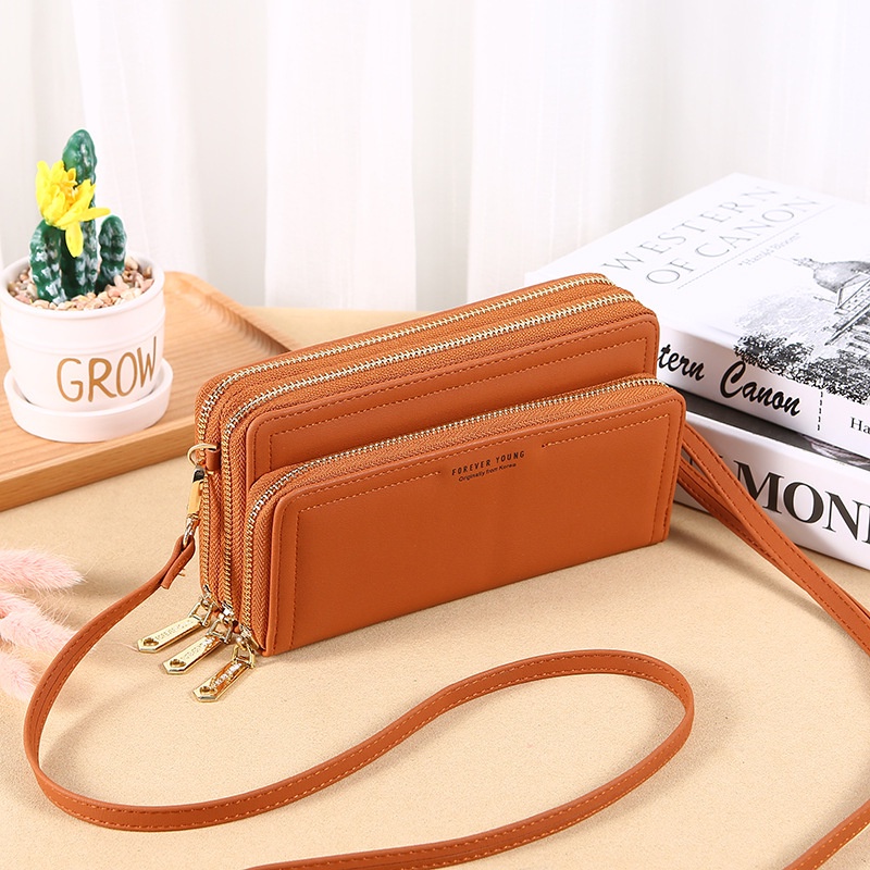 Dompet Wanita Model Pouch 3 in 1 ORIGINAL FOREVER YOUNG IMPORT / Dompet Panjang Lipat - 200