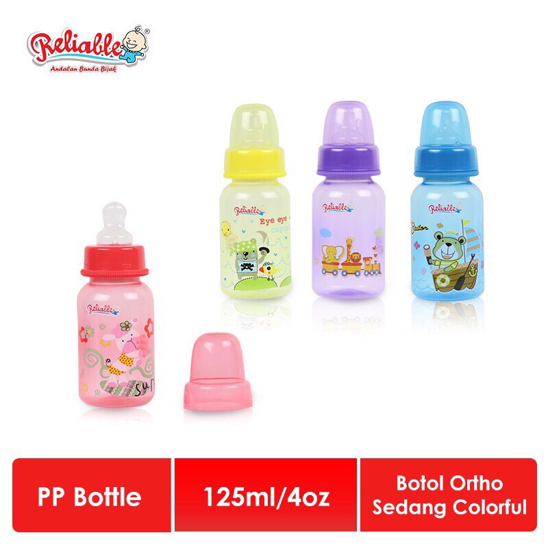 Botol Susu Bayi Reliable 125ml/BOTOL SUSU BAYI MULTIFUNGSI BAHAN 100%ECO-FRIENDLY (RAMAH LINGKUNGAN)