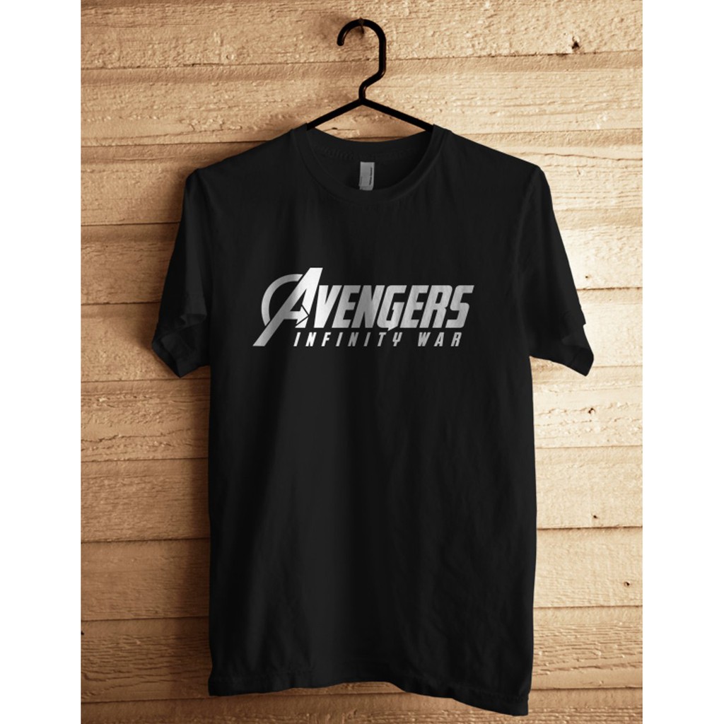 KAOS PRIA AVENGERS BIG SIZE M L XL 2XL 3XL 4XL 5XL HITAM LENGAN PENDEK BERKUALITAS