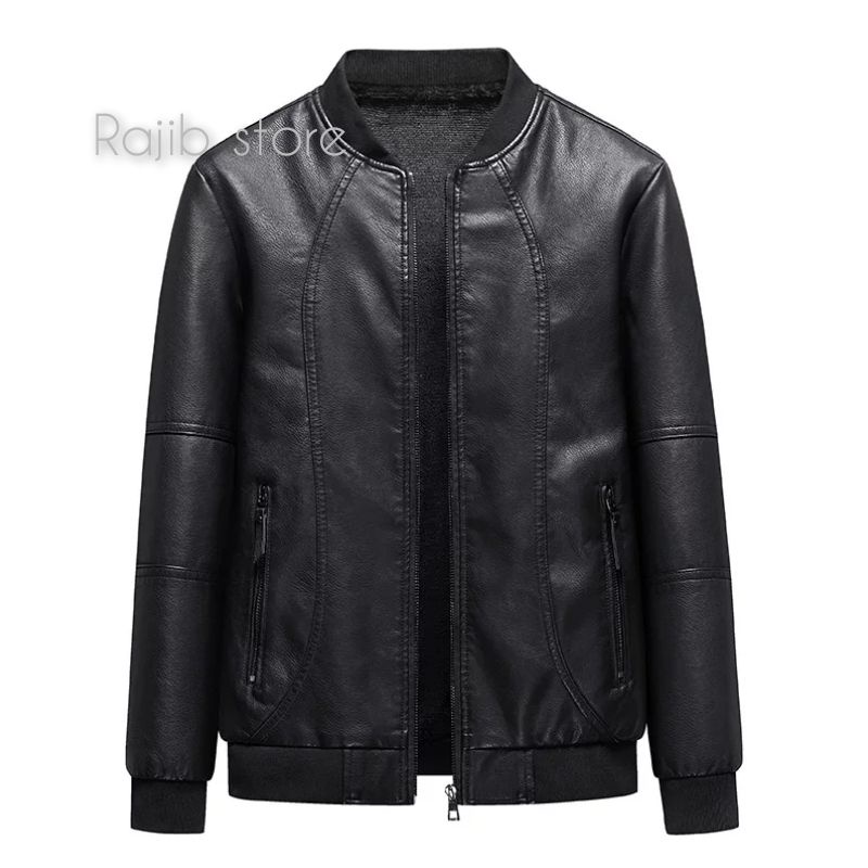 Jaket Semi kulit Pria Wol Jaket Pria Motor