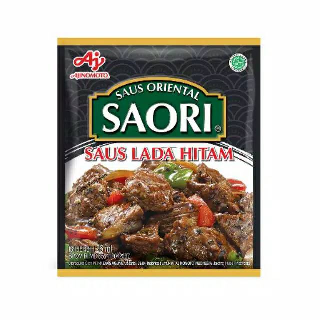 

Saori Saus lada hitam 26 ml