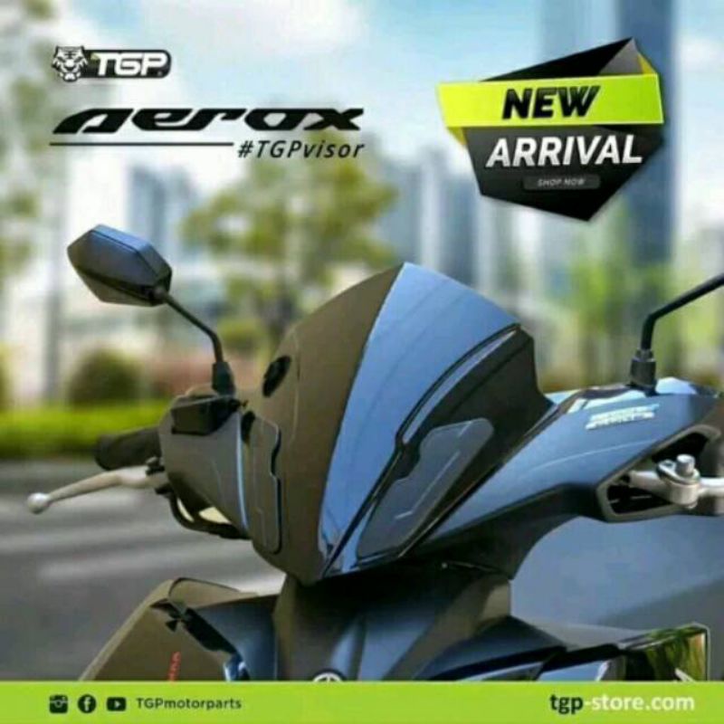 visor TGP variasi motor aerox 155