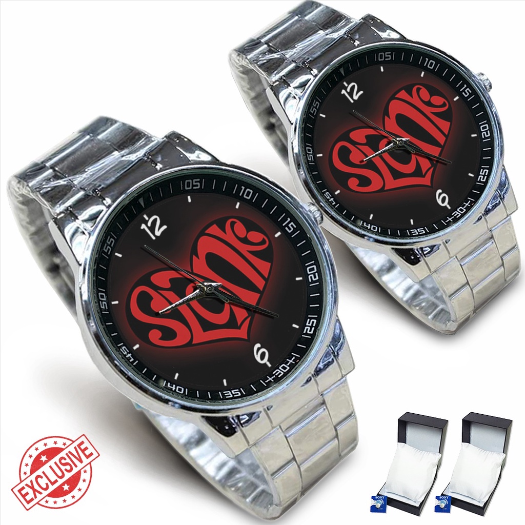 Jam Tangan Rantai Couple SLANK BAND - 4 (Mantul)