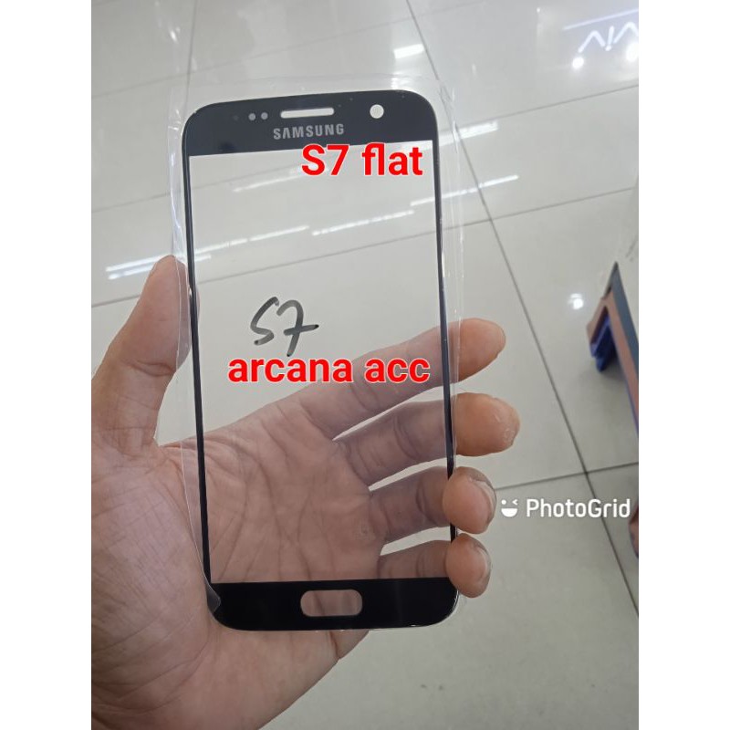 kaca lcd Samsung S7 flat/ kaca depan Samsung S7 flat G930 original