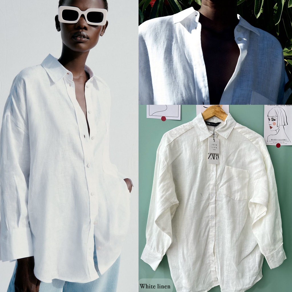 Zr Linen cotton shirt