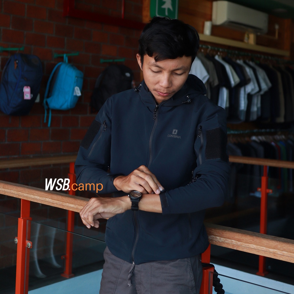 JAKET CONSINA GREY WOLVES - Jaket Outdoor