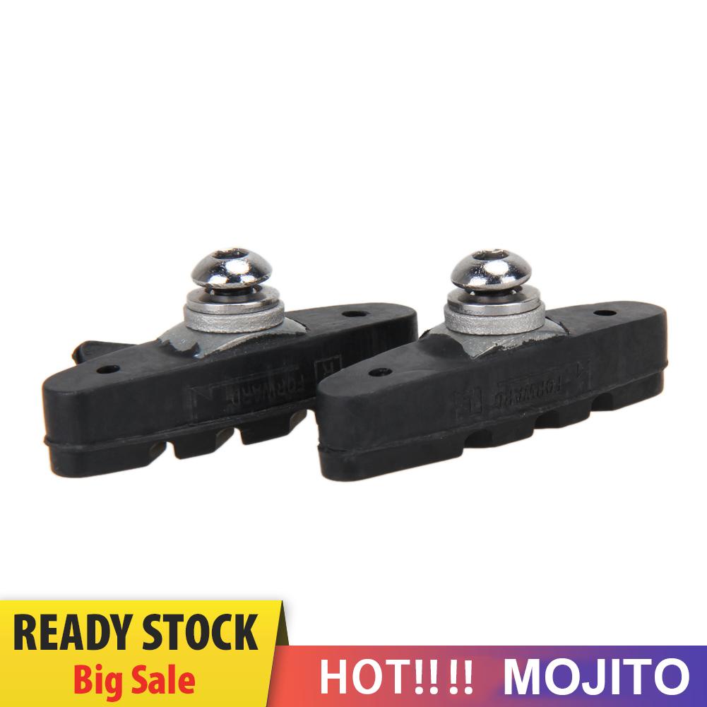 Mojito 2pcs Blok Rem V-Brake Sepeda Balap / Mtb Bahan Karet