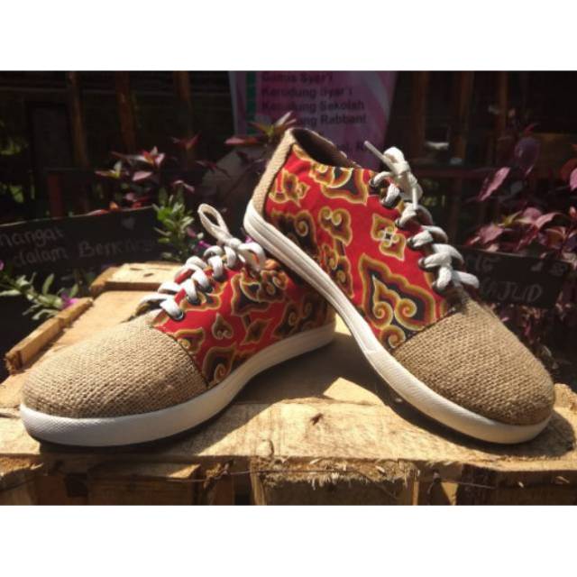 Sepatu Batik Karung Goni Sinom Footwear