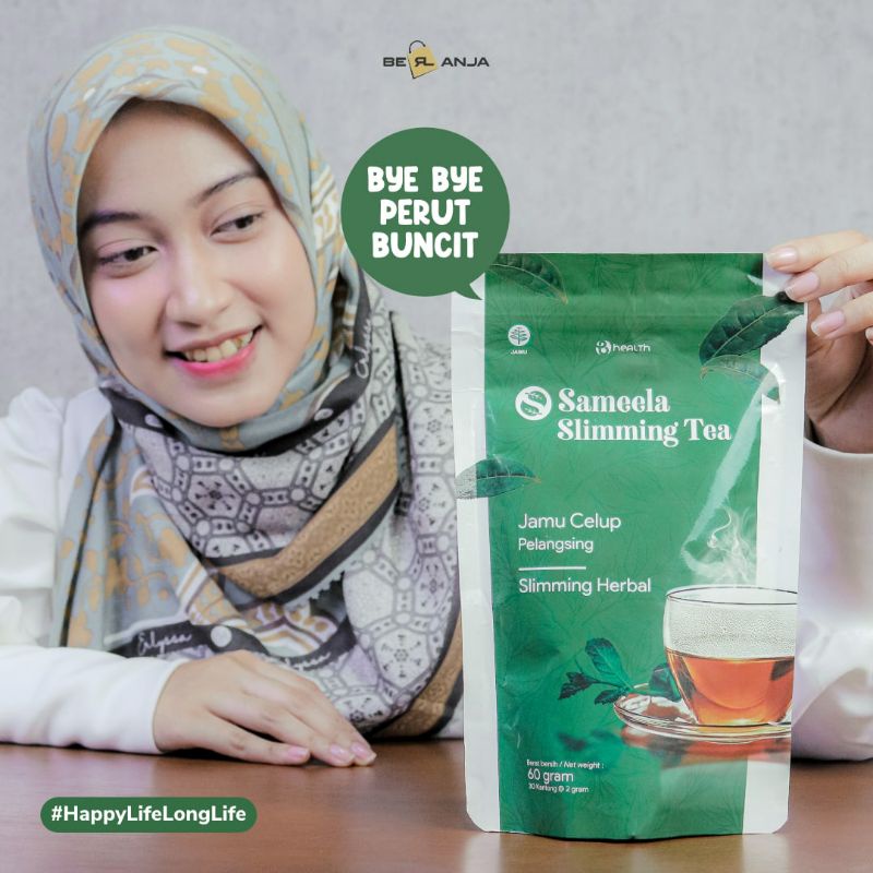 

Sameela Slimming Tea Jamu Celup Pelangsing Herbal 60gr