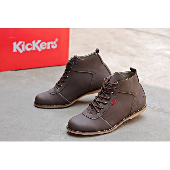 Sepatu Pria Kickers Bhandicot Casual Boots Kerja Kantor TERMURAH - TERLARIS