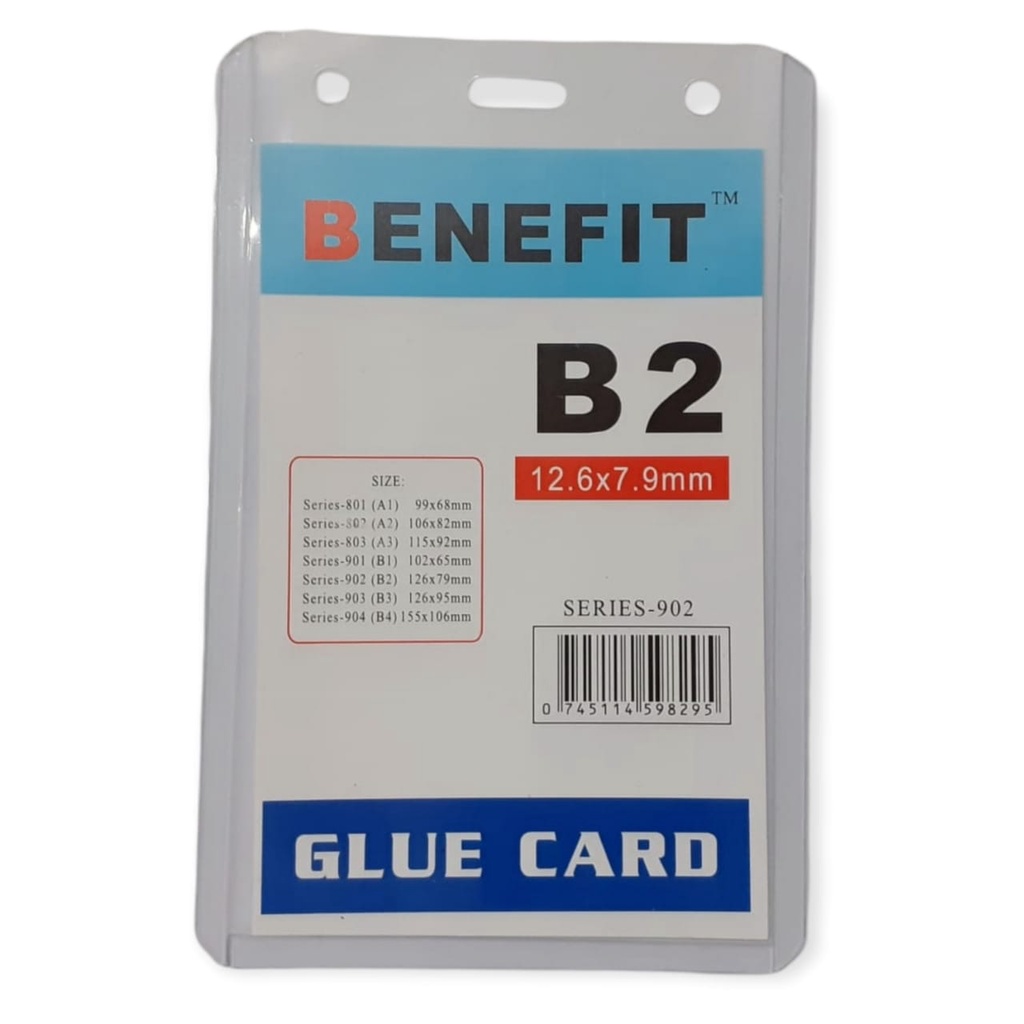 

Name Tag Plastik ID B2 - BENEFIT Card Case Uk. B2 (Pack isi 20 Lembar)