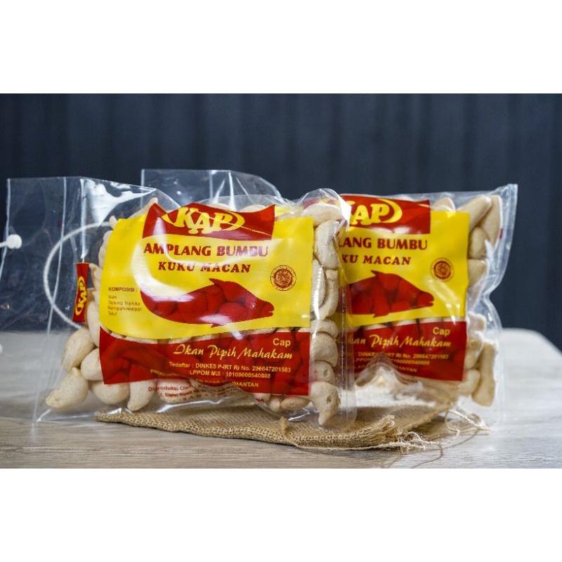 

Amplang Bumbu & Kuku Macan 165 gr Krupuk Ikan Khas Samarinda