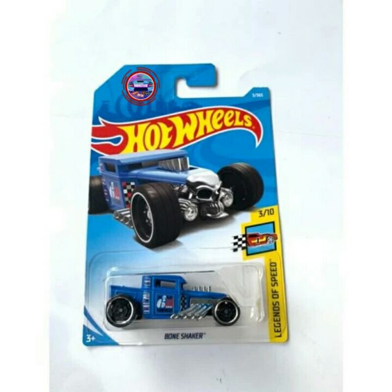 Hotwheels Bone shaker original - biru