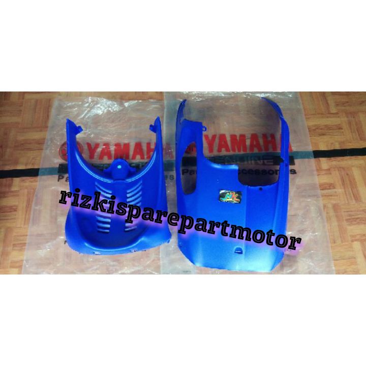 Dek paruh plus dek kolong Yamaha Mio sporty Mio smile warna biru original Yamaha