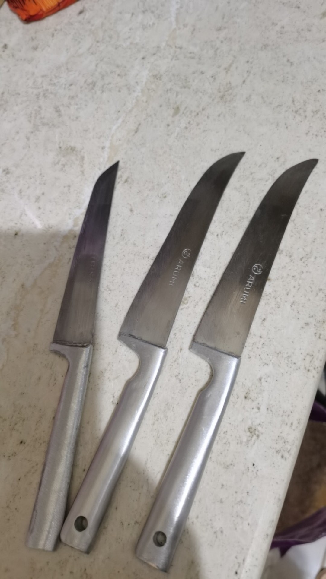 Paket Pisau Stainlees Steel Lebih Awet Tajam + Talenan 12 X 23