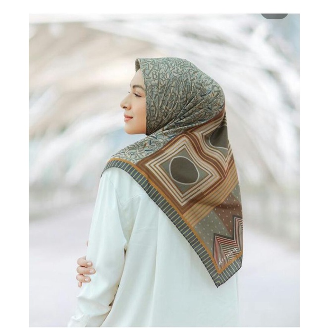 Deenay Olive Scarves Motif Original