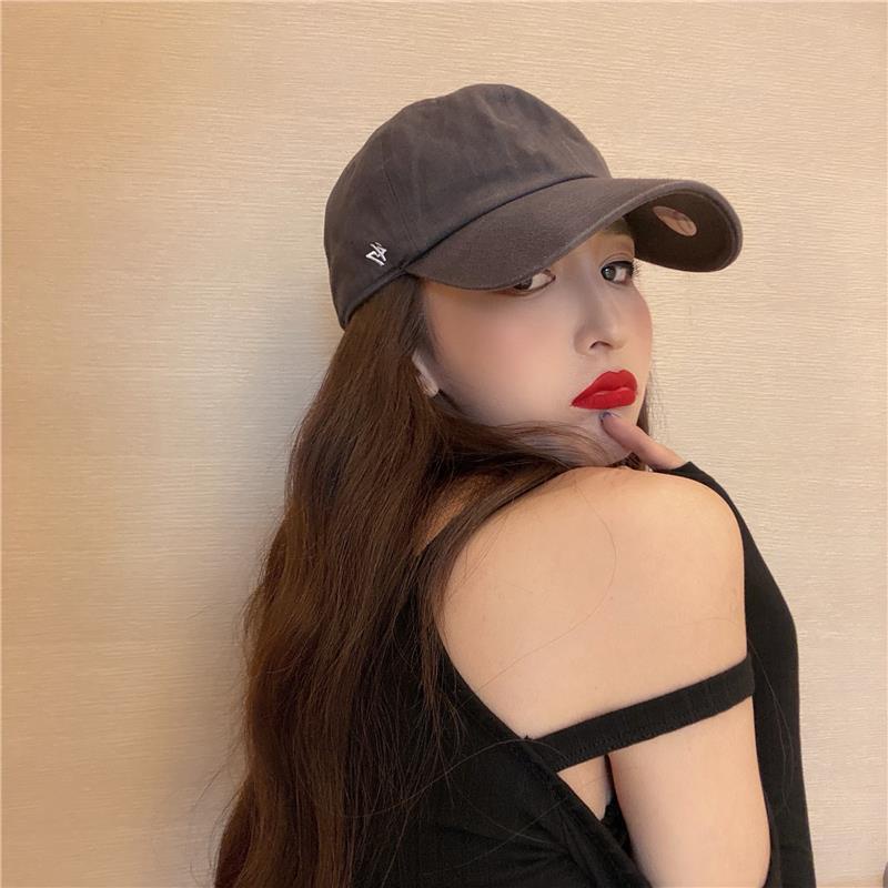 Retro desain mesin hati-hati off-the-shoulder lengan panjang T-shirt wanita musim semi all-match ram