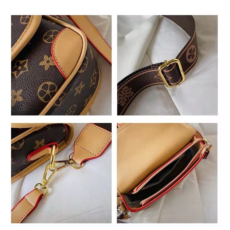 BJ61212 - BROWN/KHAKI - TAS SLEMPANG WANITA FASHION IMPORT MODIS ELEGAN TERMURAH TERLARIS TERBARU BAGSTORE JAKARTA TAS BATAM ZC1212