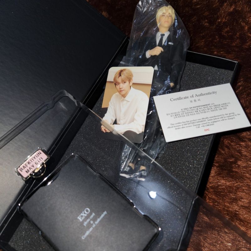 [Ready Stock] EXO Special 3D Figure GS25 - Baekhyun Fullset with Photocard