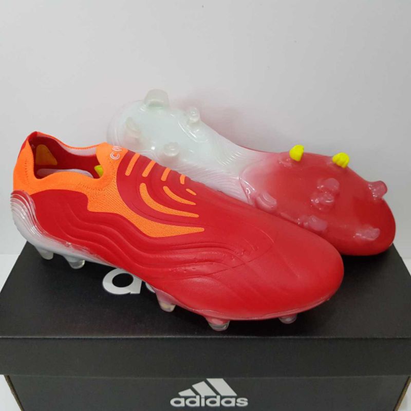 NANDA STORE - Sepatu Soccer Adidas Copa Sense + Meteorite Red White Solar