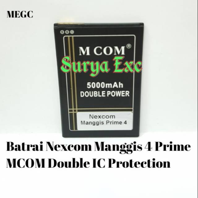 Baterai Nexcom Manggis Prime 4 Batrai Nexcom Manggis prime4/Prime x Primex Double IC Protection
