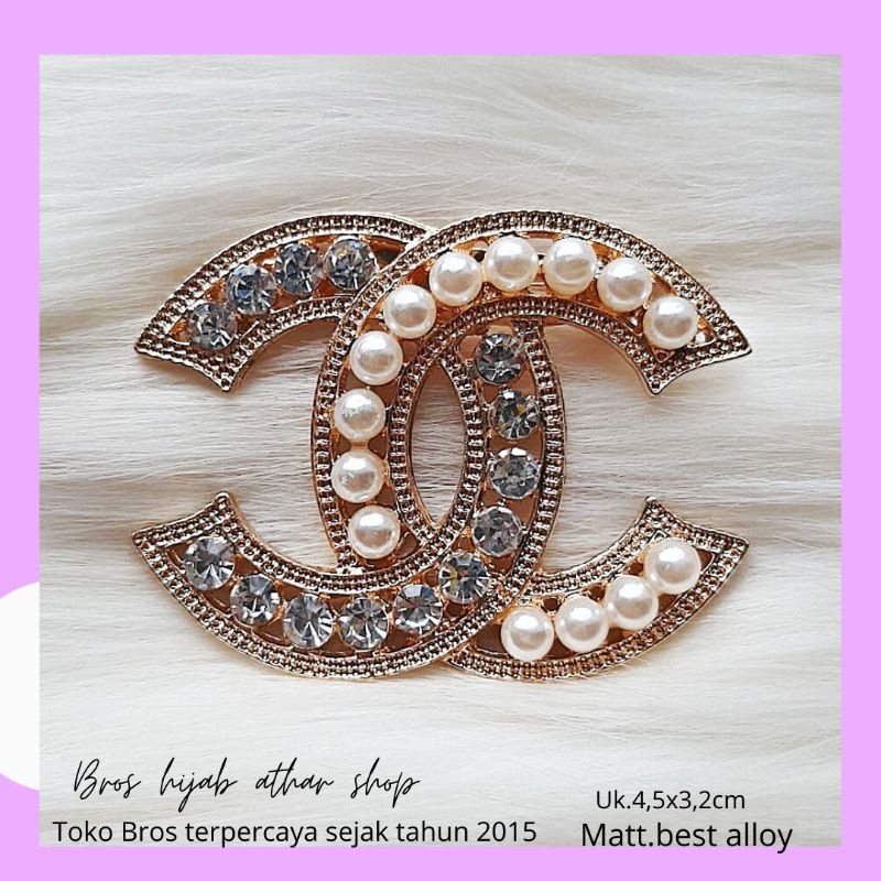 Bros Peniti Jilbab /Bross Pin Dada/Bros Hijab Import Athar Shop COD Aksesoris Kerudung Terbaru