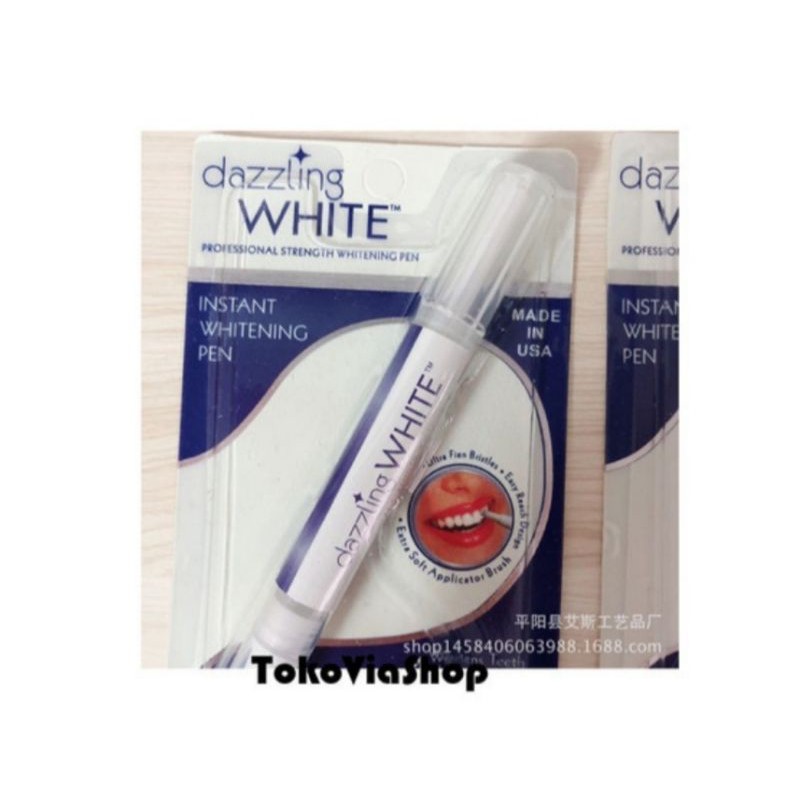 Dazzling White pemutih teeth pen instant / pen pemutih gigi instant