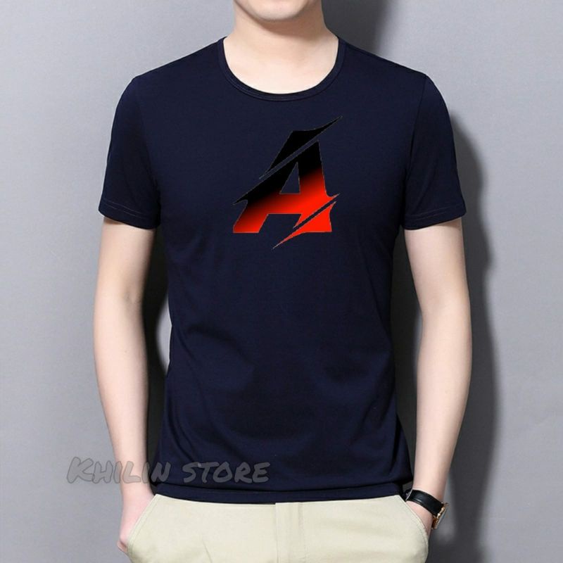 Kaos A pria distro lengan pendek kaos oblong cowok baju atasan tshirt lelaki Cod