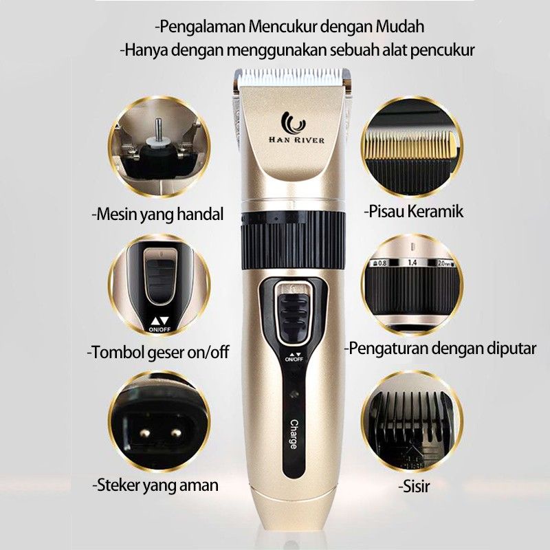 Alat Cukur Rambut Electric HanRiver PRO