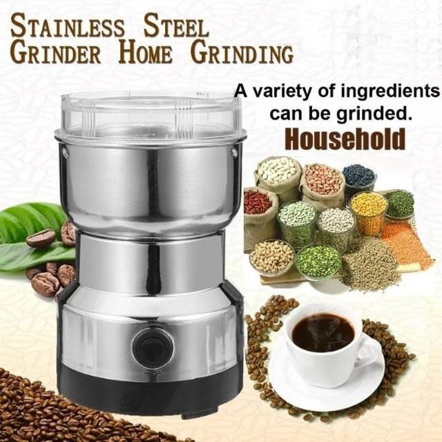 Grinder Kopi Elektrik Vipoo/ Coffee Grinder/ Penggiling Kopi, Bumbu, Obat Elektrik Vipoo
