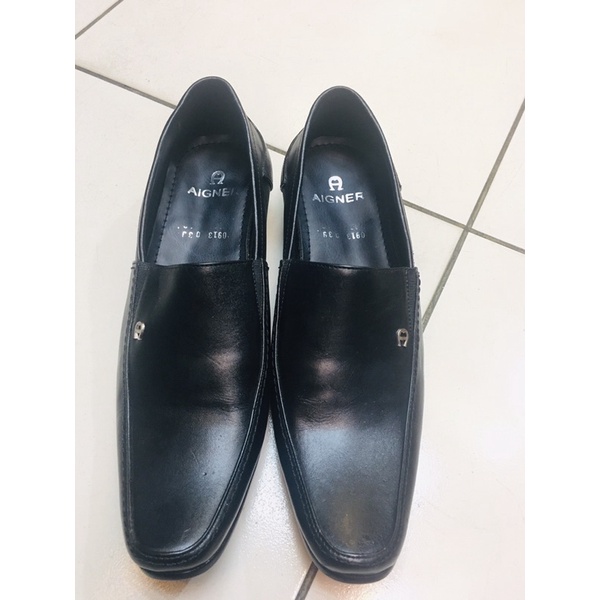 sepatu pria kulit aigner original