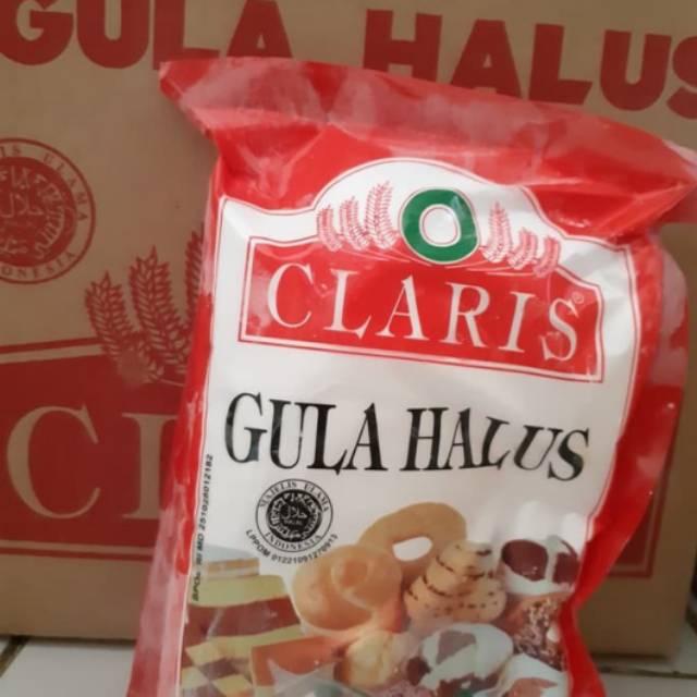 

Gula halus 250gr claris