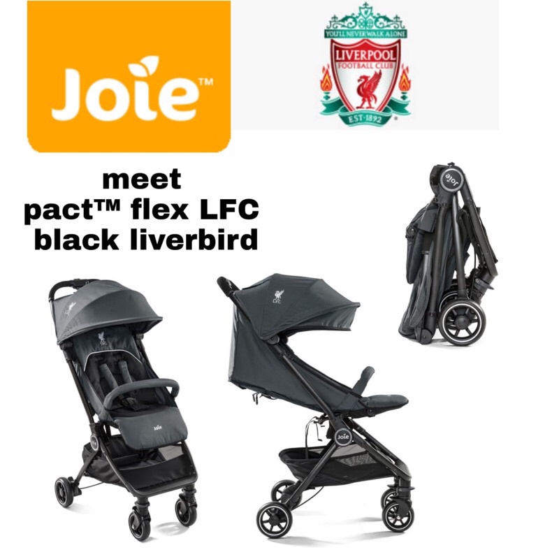 Stroller Joie meet pact flex LFC black liverbird