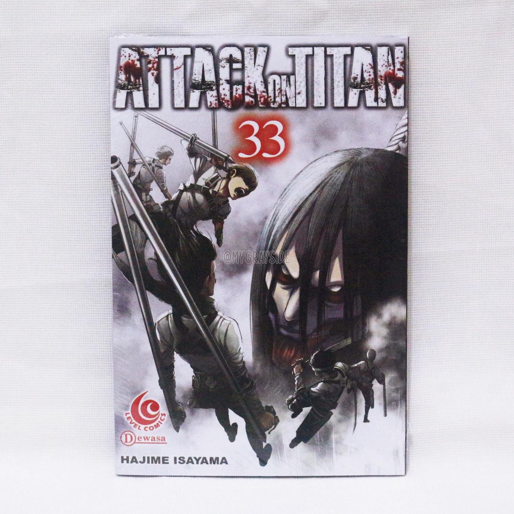 Komik Attack on Titan / Shingeki no Kyojin Vol. 33 [by Hajime Isayama]